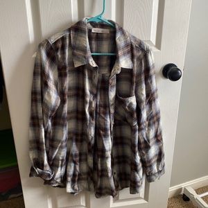 Plaid button up